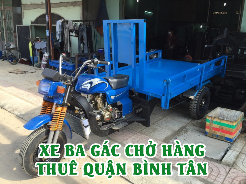 Xe ba gác chuyển nhà quận Bình Tân